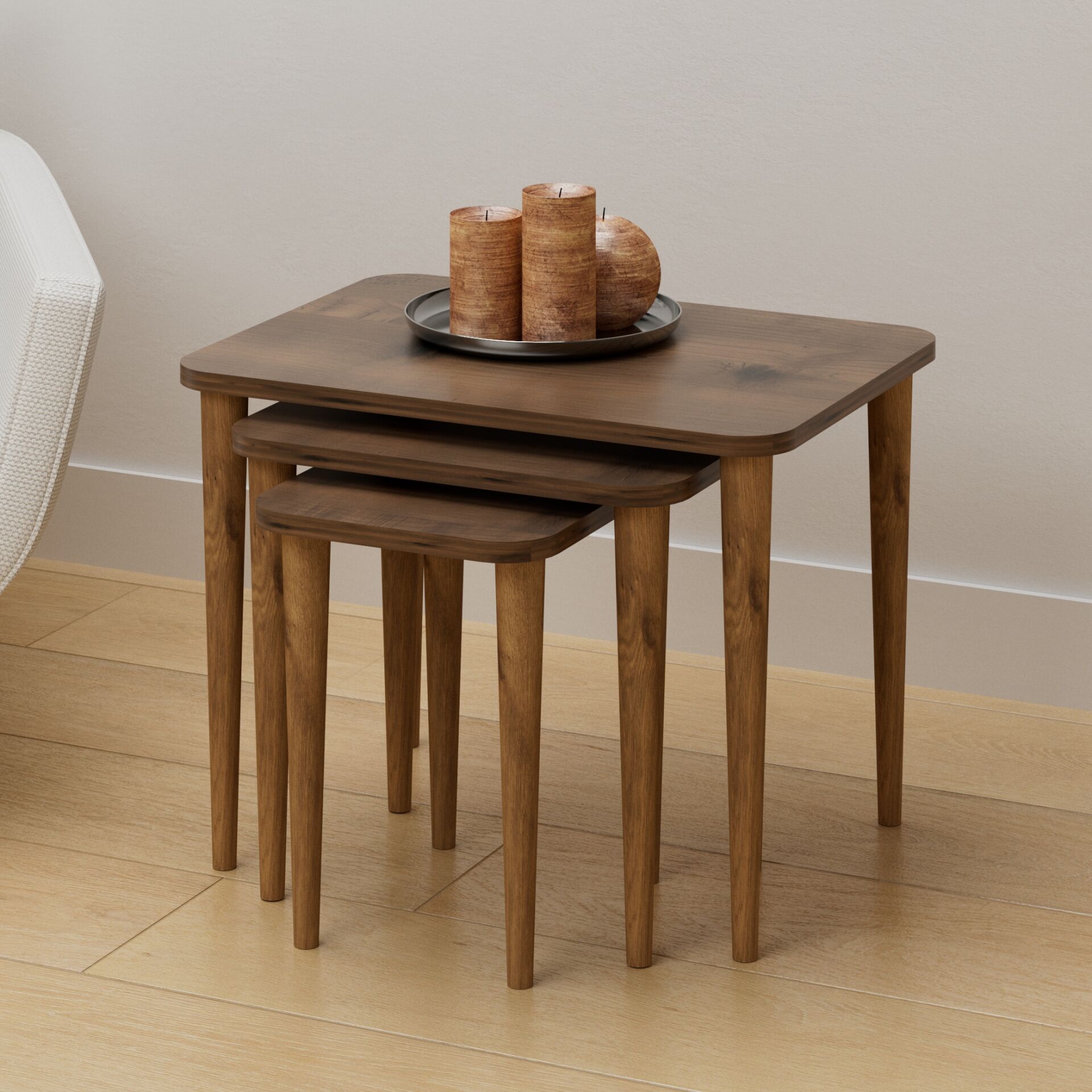 Letto Zigon Sehpa Ceviz