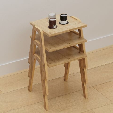 Como Zigon Sehpa Meşe