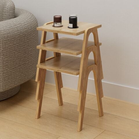 Como Zigon Sehpa Meşe