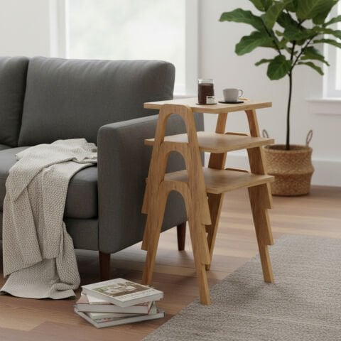 Como Zigon Sehpa Meşe