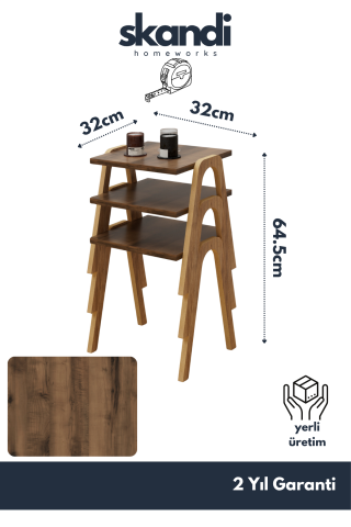 Como Zigon Sehpa Ceviz