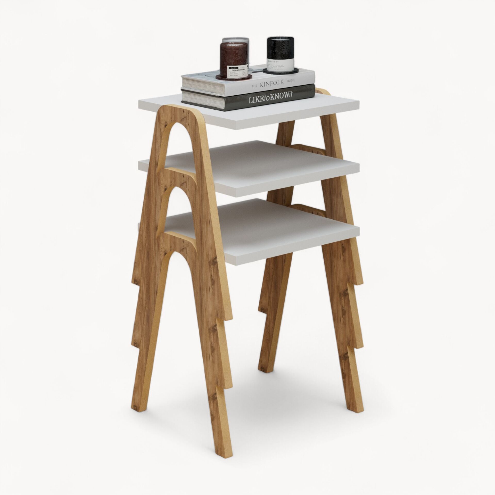 Como Zigon Sehpa Beyaz