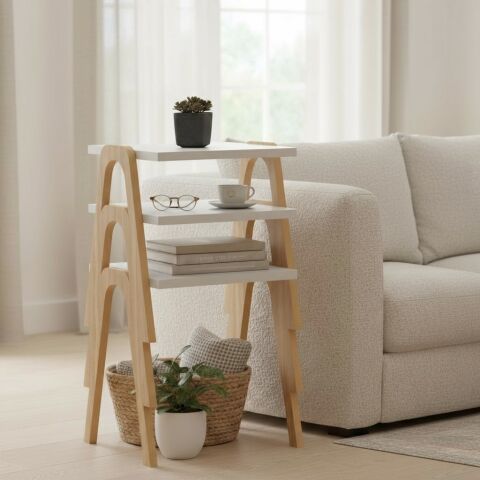 Como Zigon Sehpa Beyaz