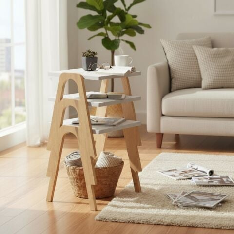 Como Zigon Sehpa Beyaz