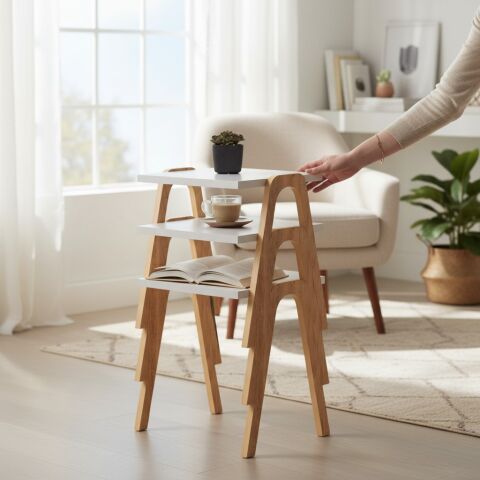 Como Zigon Sehpa Beyaz