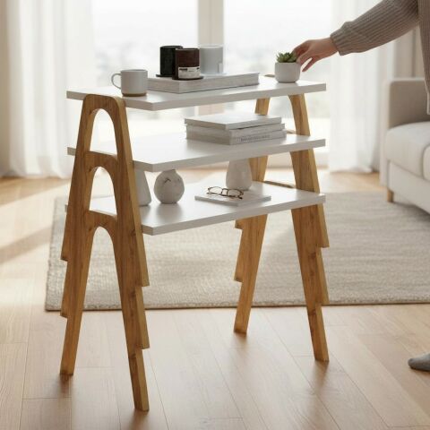 Como Zigon Sehpa XL Beyaz