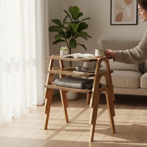 Como Zigon Sehpa XL Ceviz