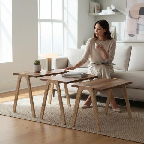 Como Zigon Sehpa XL Ceviz