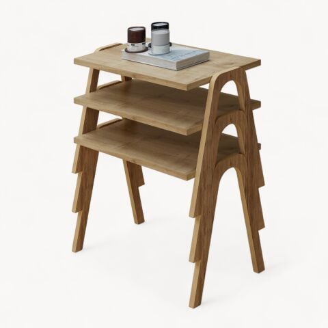 Como Zigon Sehpa XL Meşe