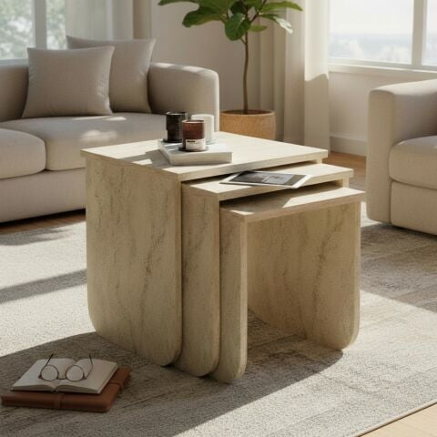 Skala Zigon Sehpa Traverten