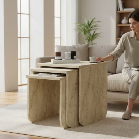 Skala Zigon Sehpa Traverten