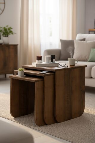 Skala Zigon Sehpa Ceviz