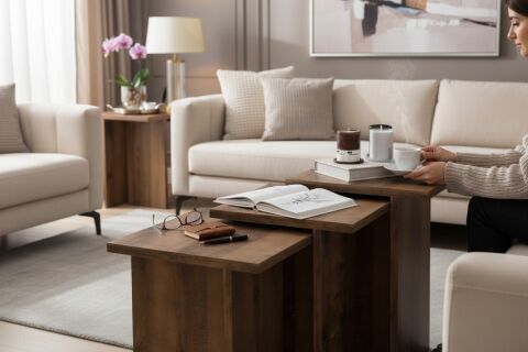 Fjord Zigon Sehpa Ceviz