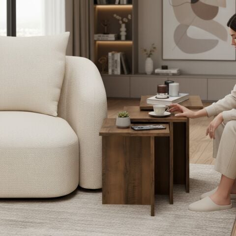 Fjord Zigon Sehpa Ceviz