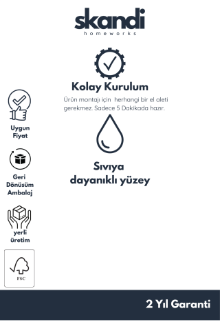 Fjord Zigon Sehpa Meşe