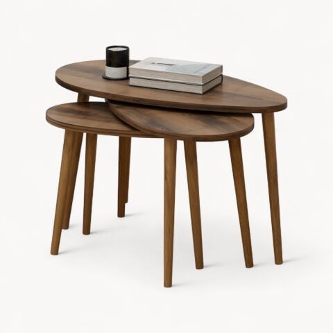 Spline Zigon Sehpa Ceviz