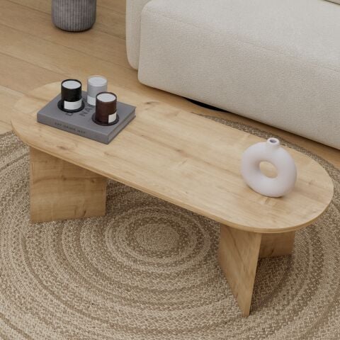 Nardo Orta Sehpa Meşe