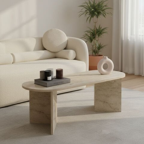 Nardo Orta Sehpa Traverten