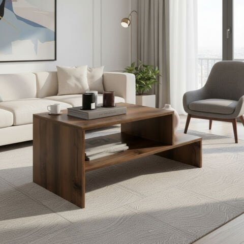 Kale Orta Sehpa Ceviz