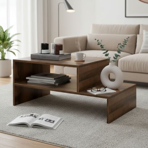 Kale Orta Sehpa Ceviz