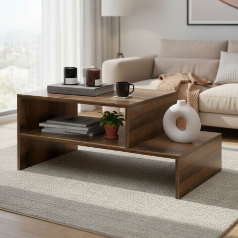 Kale Orta Sehpa Ceviz