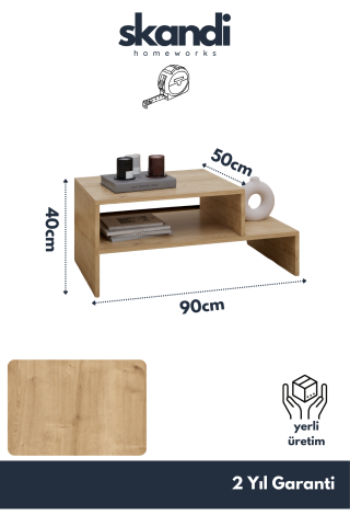 Kale Orta Sehpa Meşe