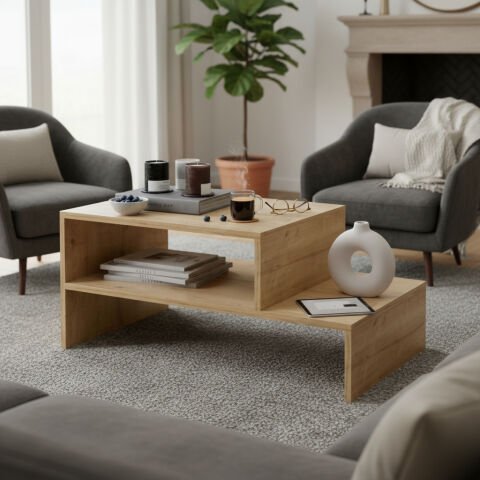 Kale Orta Sehpa Meşe