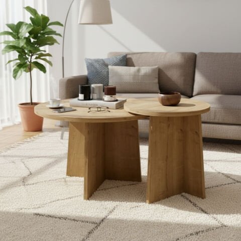 Maya Orta Sehpa Meşe