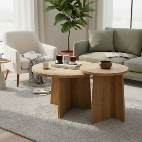 Maya Orta Sehpa Meşe