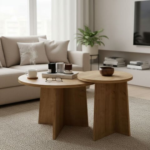 Maya Orta Sehpa Meşe