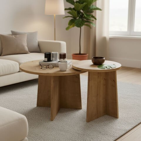 Maya Orta Sehpa Meşe