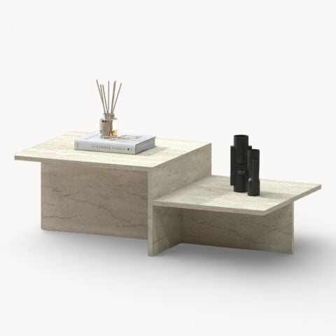 Tria Orta Sehpa Traverten