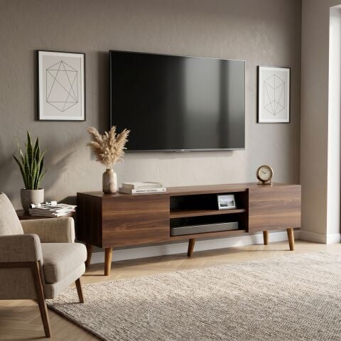 Plane Tv Ünitesi 150cm Ceviz