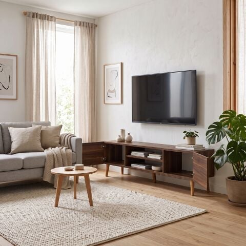 Plane Tv Ünitesi 150cm Ceviz