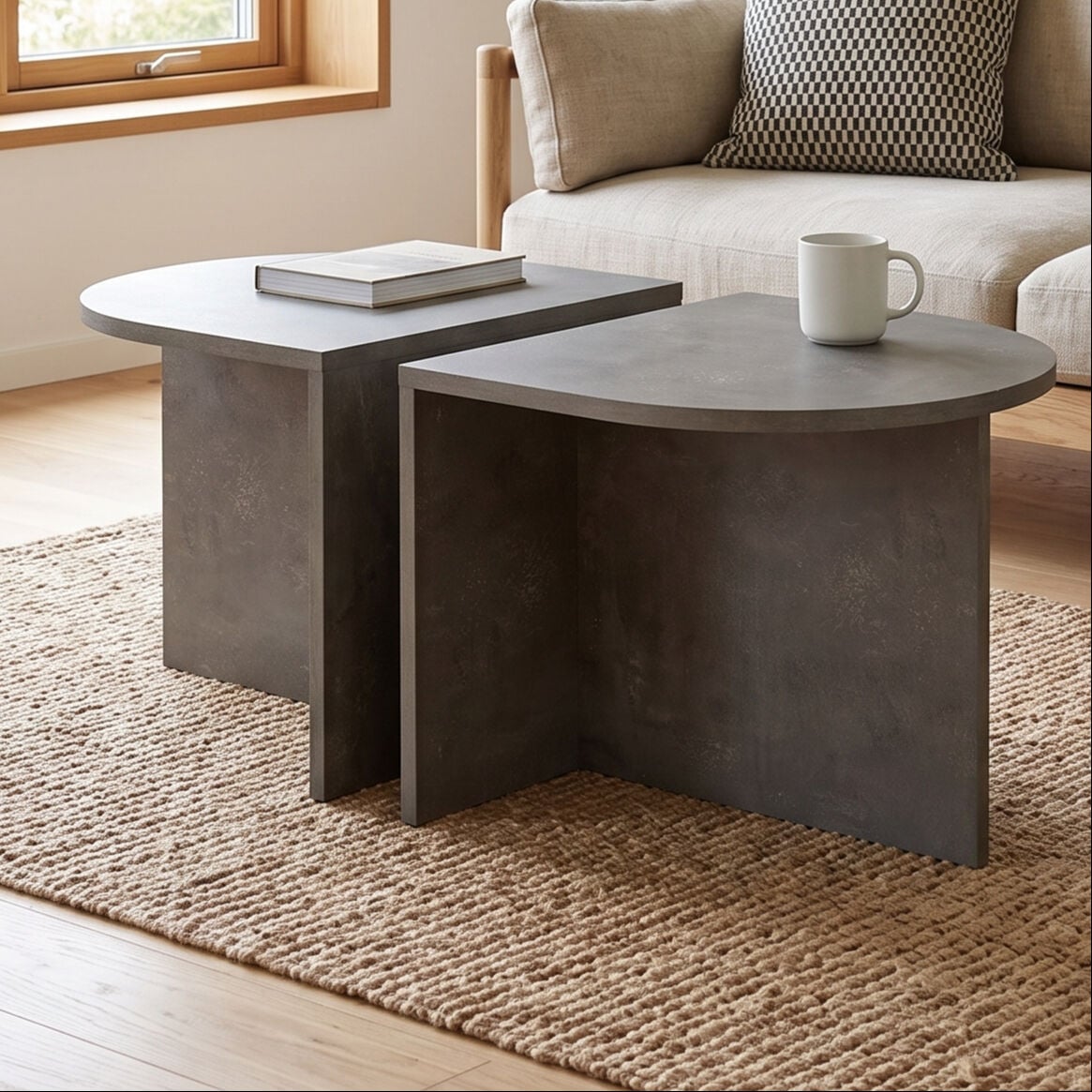 Twins Orta Sehpa Beton Desen