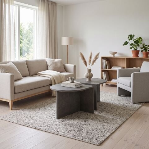 Twins Orta Sehpa Beton Desen