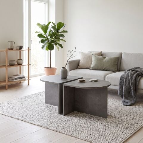 Twins Orta Sehpa Beton Desen