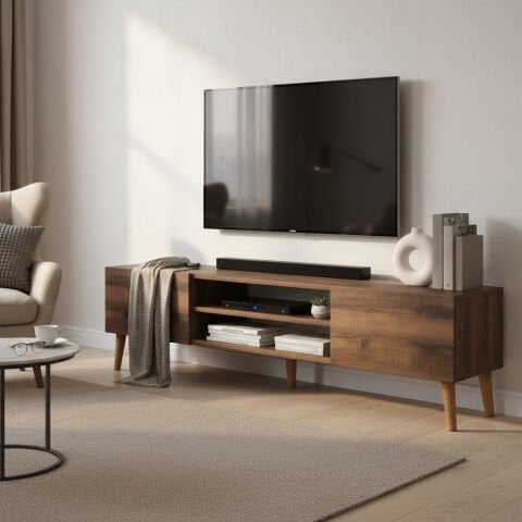 Plane Tv Ünitesi 150cm Ceviz