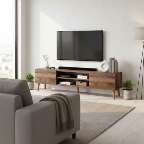 Plane Tv Ünitesi 150cm Ceviz