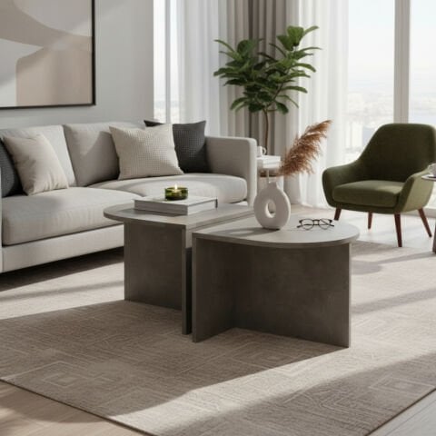 Twins Orta Sehpa Beton Desen