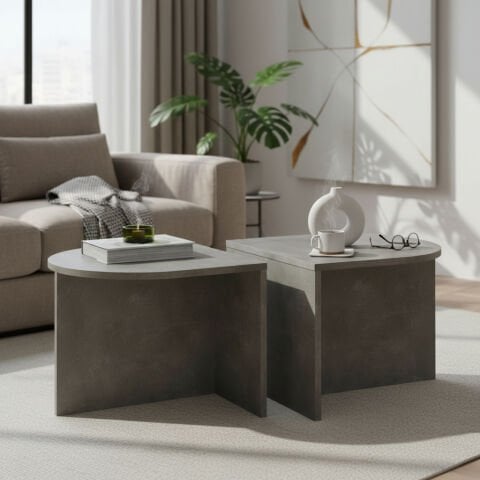 Twins Orta Sehpa Beton Desen