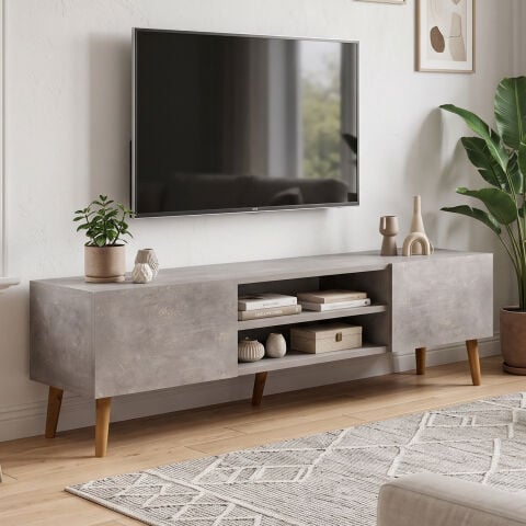 Plane Tv Ünitesi 150cm Beton Desen