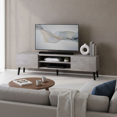 Plane Tv Ünitesi 150cm Beton Desen