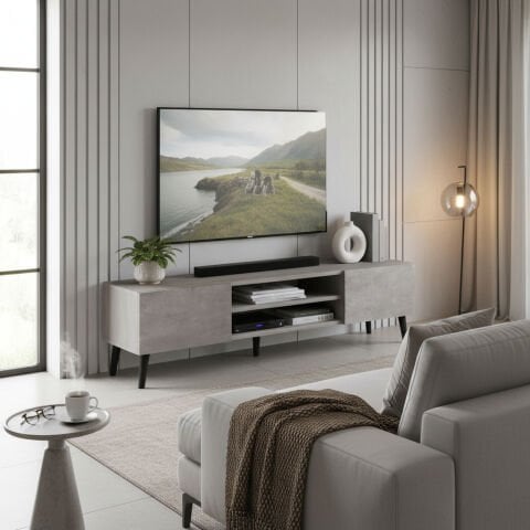 Plane Tv Ünitesi 150cm Beton Desen