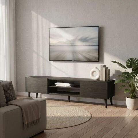 Plane Tv Ünitesi 150cm Siyah