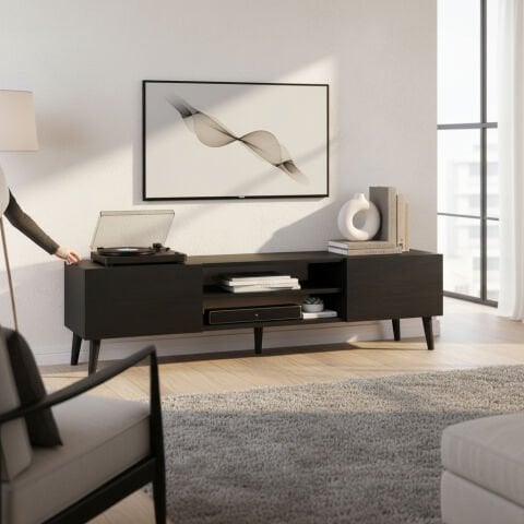 Plane Tv Ünitesi 150cm Siyah