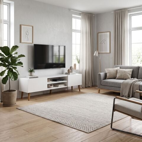 Plane Tv Ünitesi 150cm Beyaz