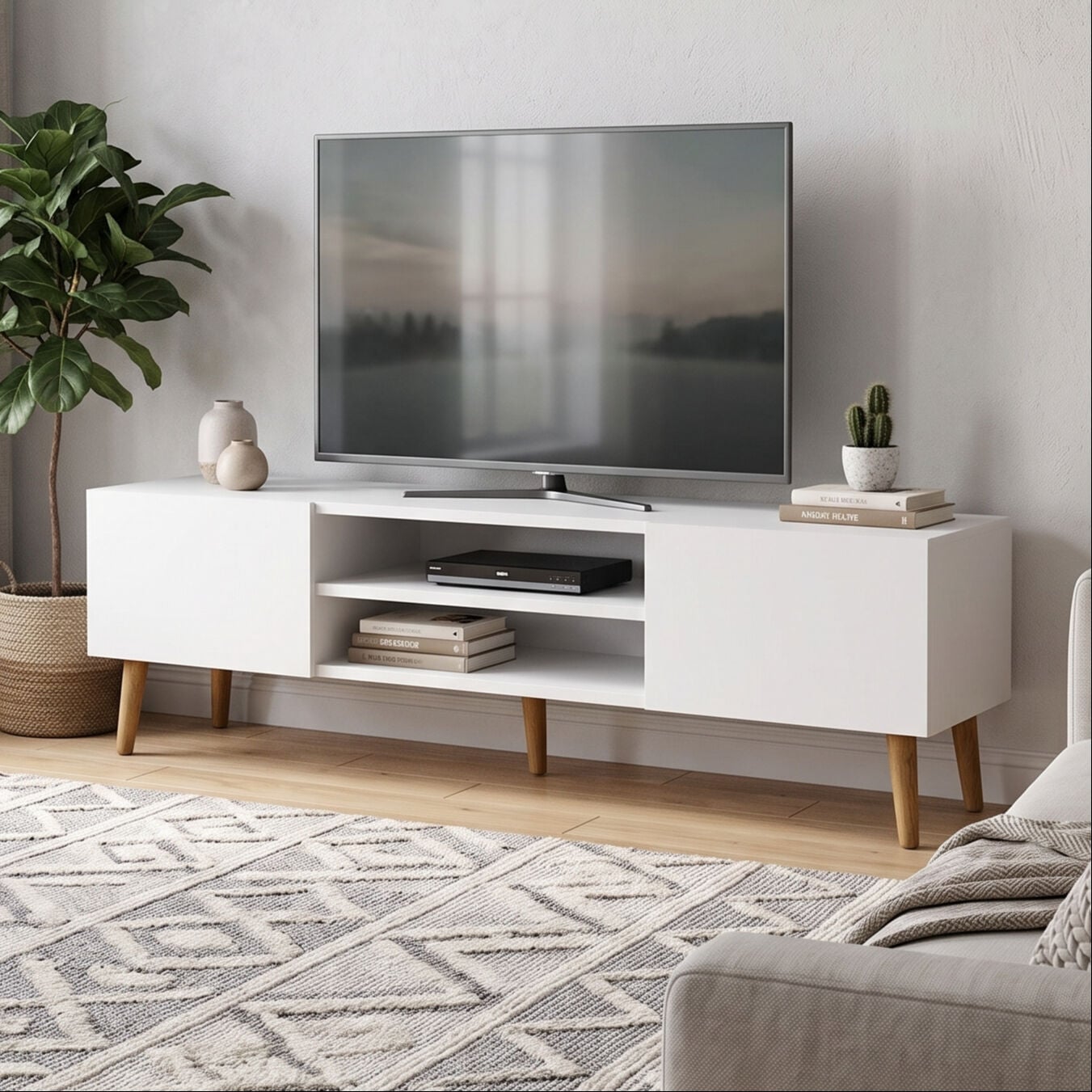 Plane Tv Ünitesi 150cm Beyaz