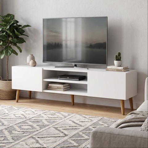 Plane Tv Ünitesi 150cm Beyaz