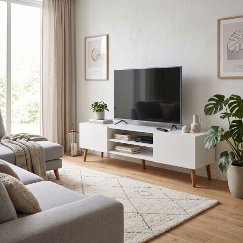 Plane Tv Ünitesi 150cm Beyaz